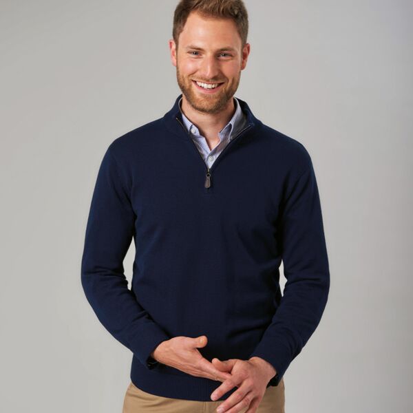 Brook Taverner Dallas Zip Neck Sweater Thumbnail