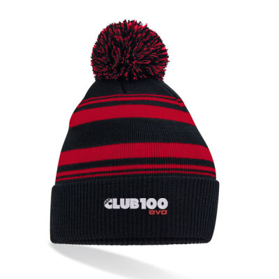Striped fan beanie Thumbnail